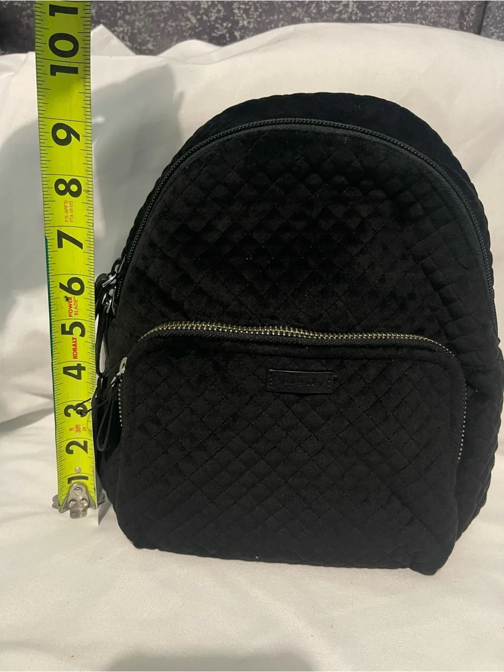 Vera Bradley Iconic Black Quilted Mini Backpack NWT - Picture 7 of 7